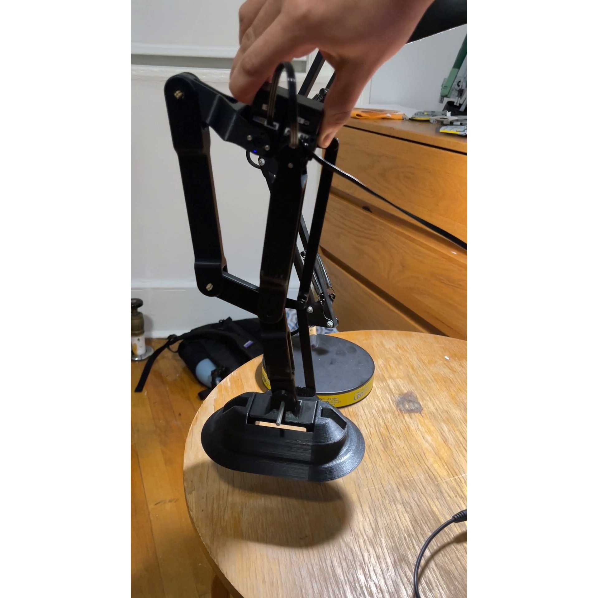 Video frame of the functional leg